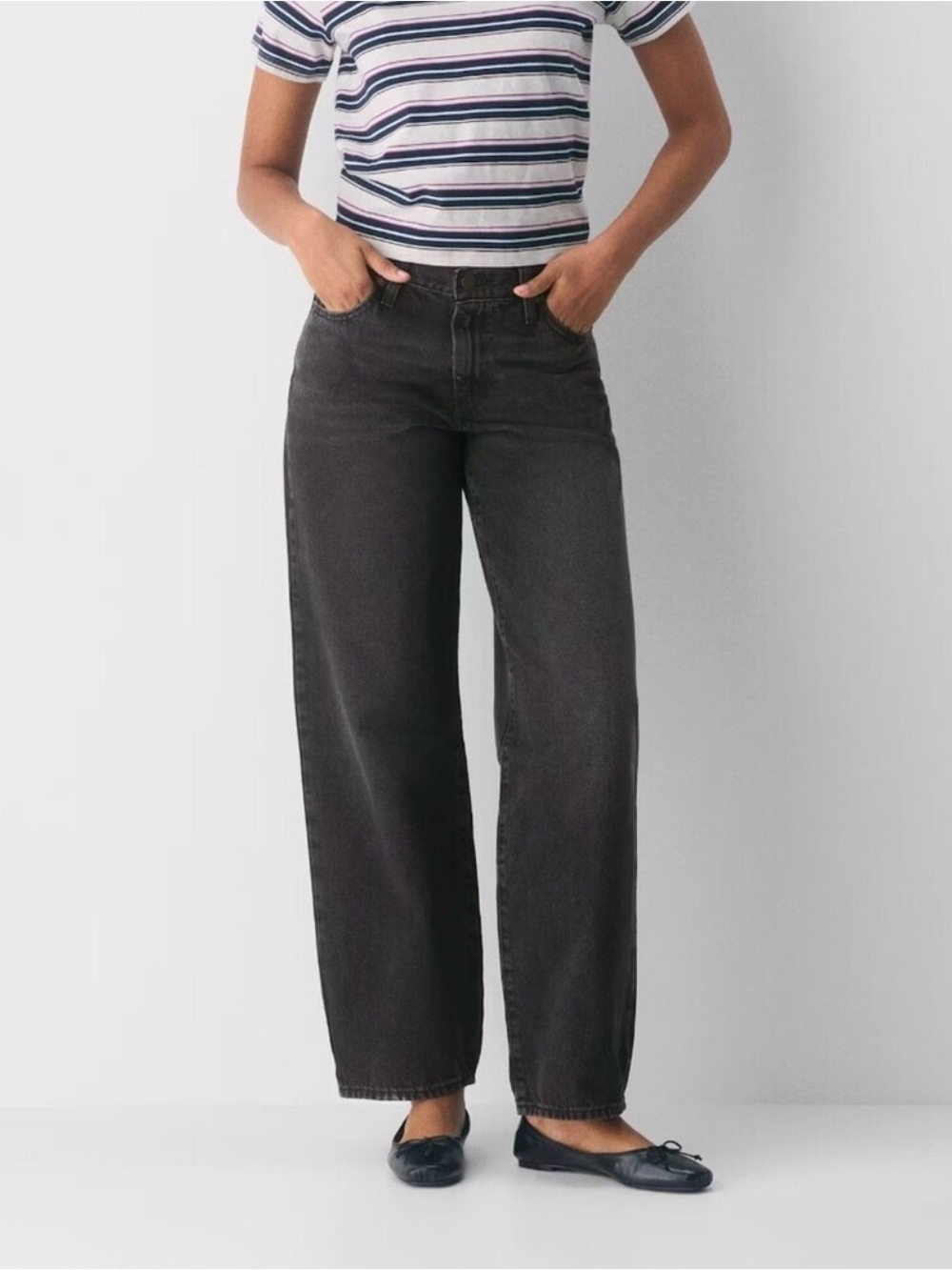 Levi’s Baggy Dad Jean in Shrink Up Black Size 28 x 30